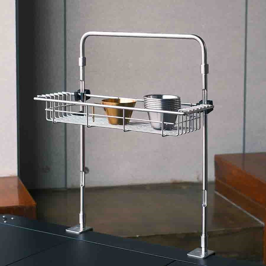 Half (1/2)-Unit Stainless Steel Shallow Mesh Box