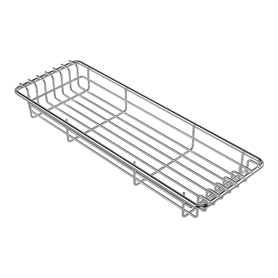 Half (1/2)-Unit Stainless Steel Shallow Mesh Box