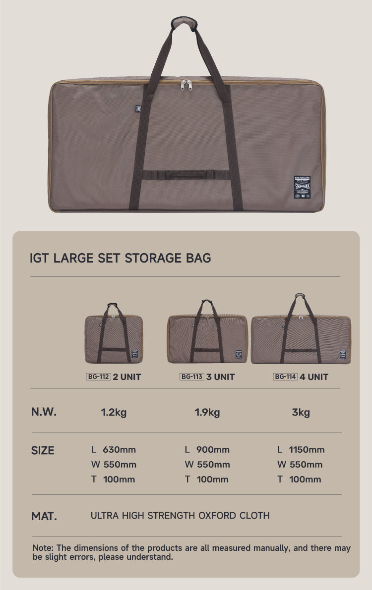 3-Unit Deluxe Storage Bag