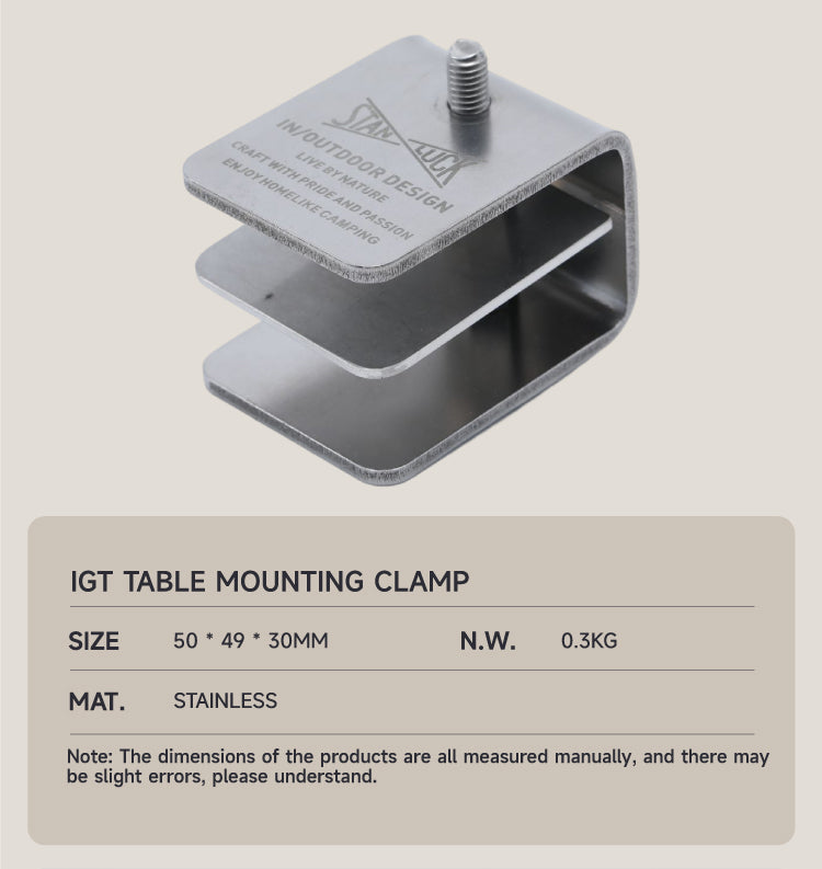 IGT Table Mounting Clamp