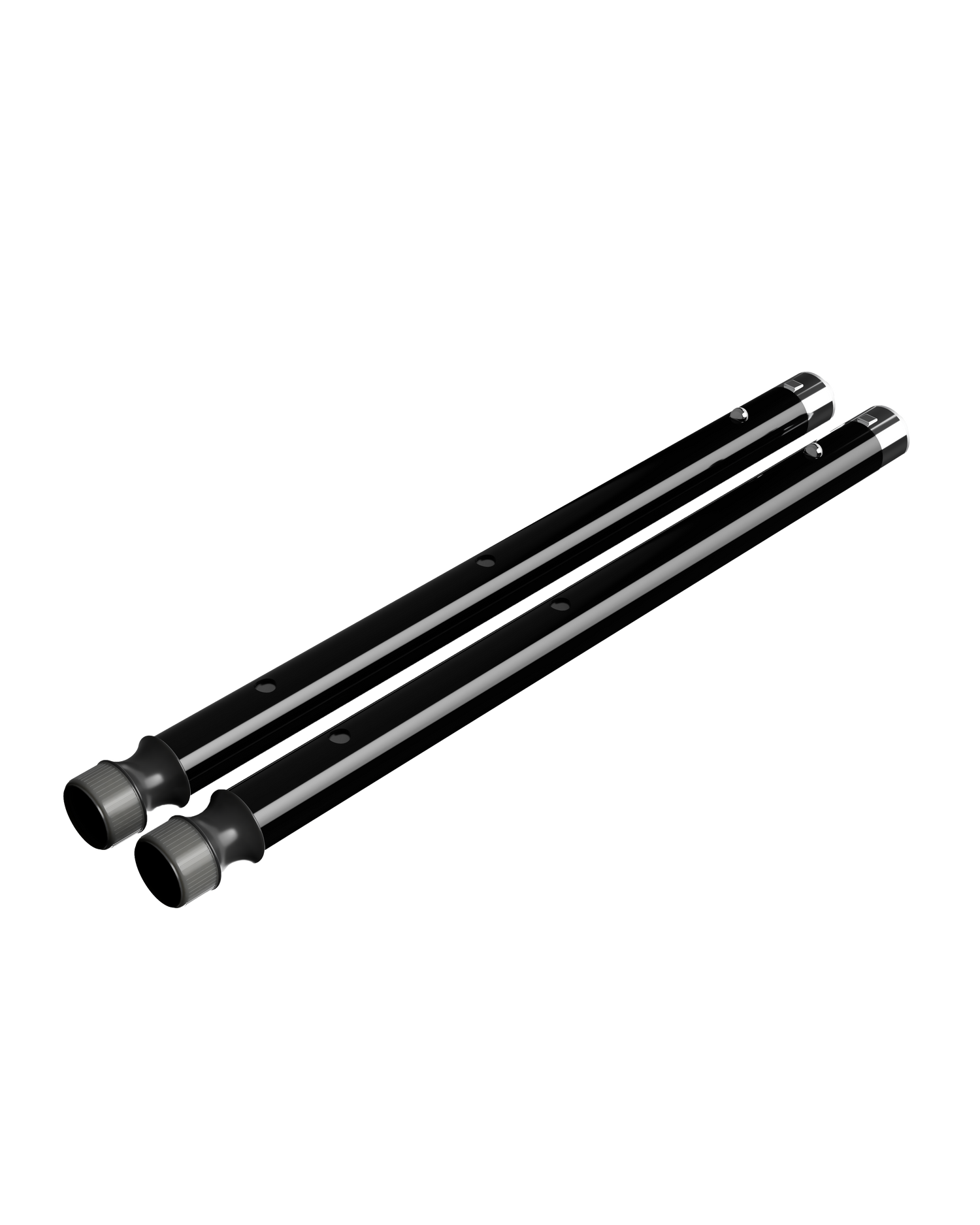 Black Aluminum Short Adjustable IGT Legs 400/550/660MM (Pair)