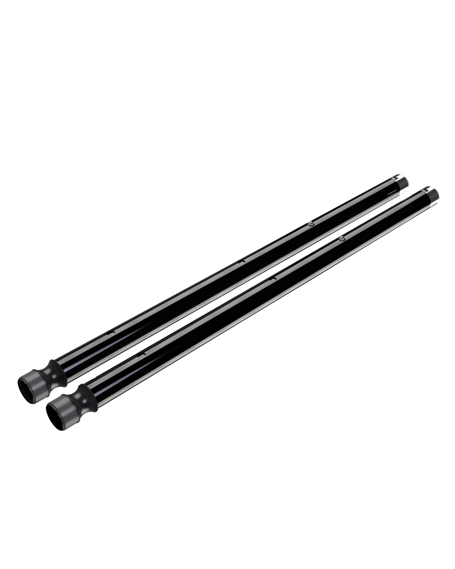 Black Aluminum Long Adjustable IGT Legs 550/660/830MM (Pair)