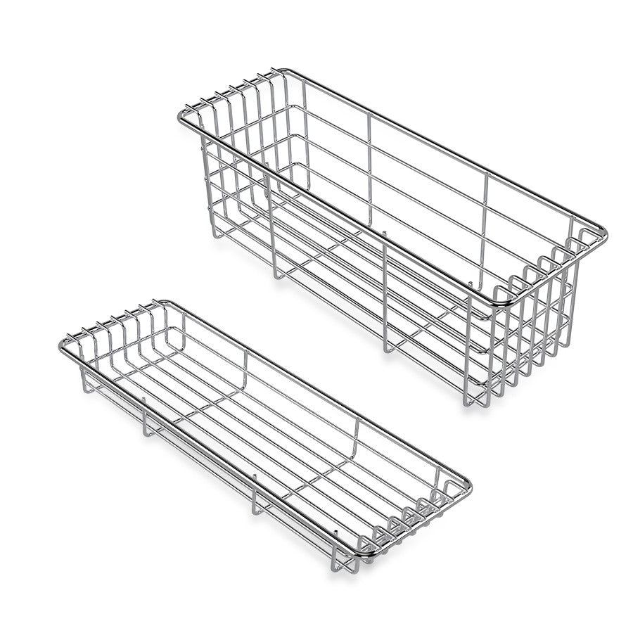 Half (1/2)-Unit Stainless Steel Shallow Mesh Box