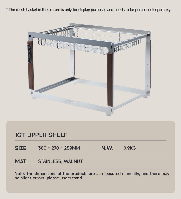 IGT TABLETOP SHELF