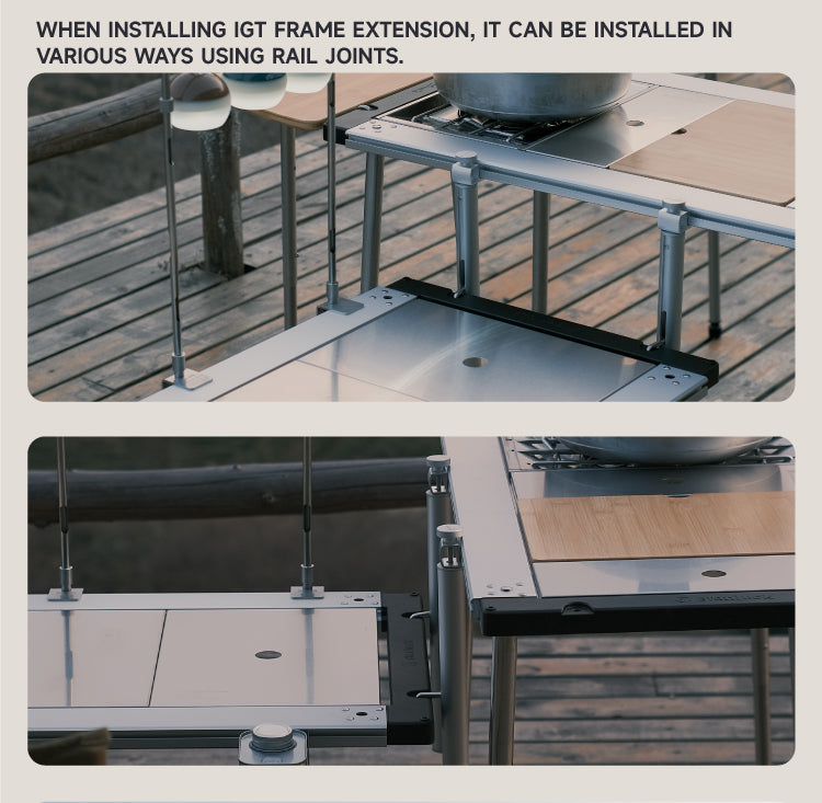 Slip Joint Railing IGT Frame Sliding Rail Joints – Stanluck, Inc.