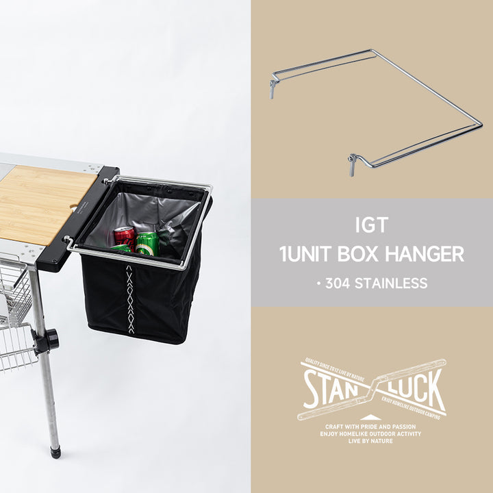 IGT STAINLESS 1UNIT BOX HANGER