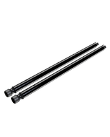 Black Aluminum Long Adjustable IGT Legs 550/660/830MM (Pair)