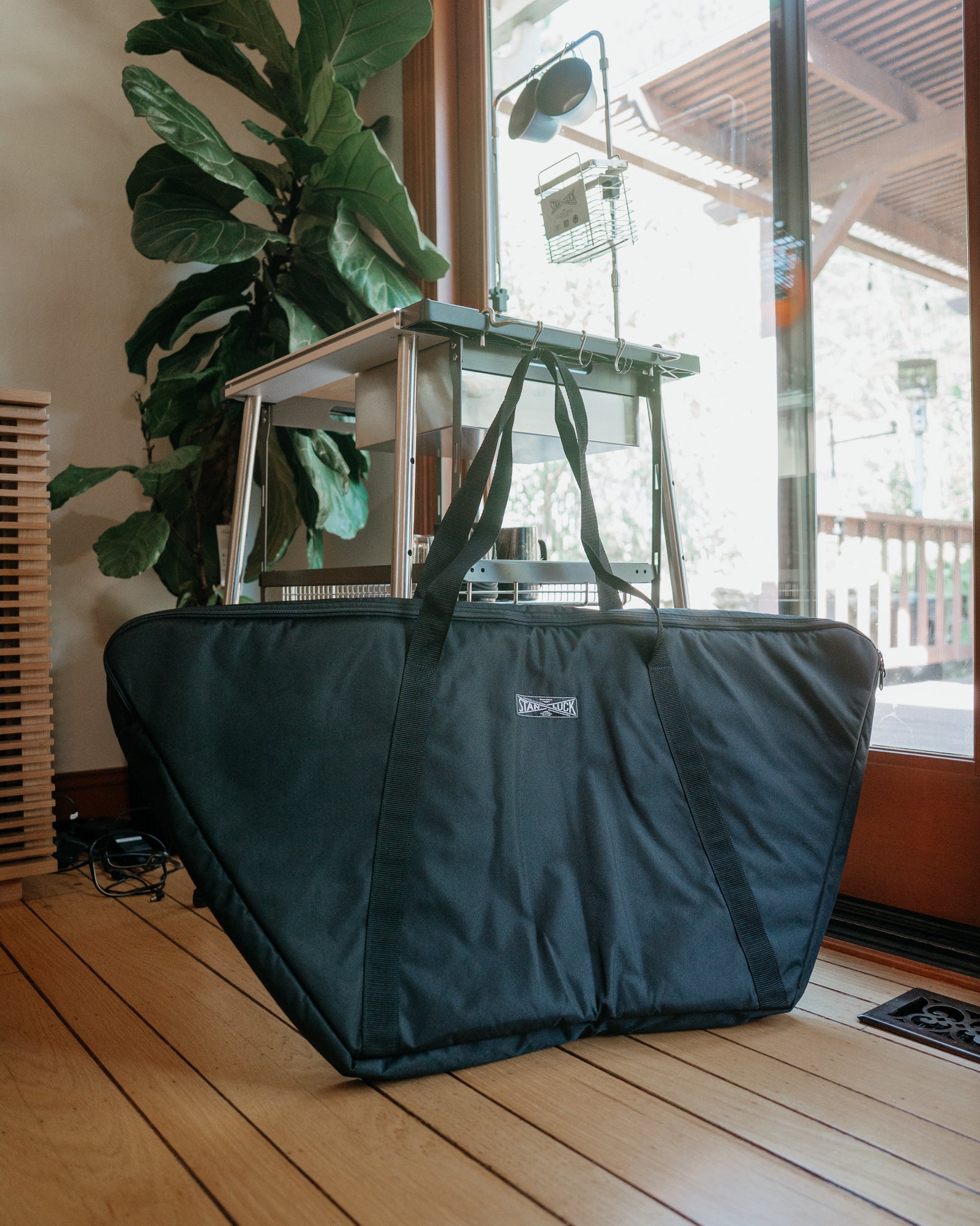 Trapezoid Bamboo Table Storage Bag – Stanluck, Inc.