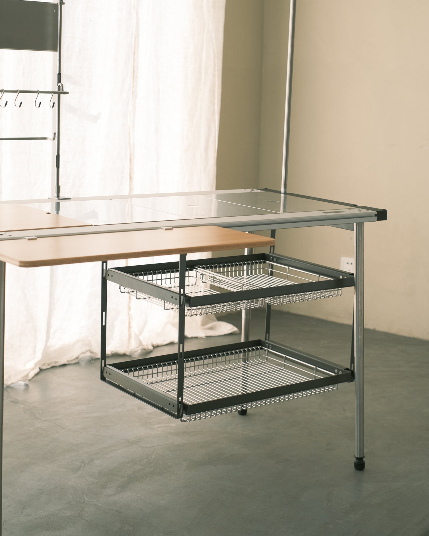 1 Unit Stainless Steel Shallow Mesh Box