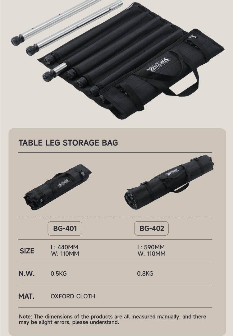 Short Legs Storage Bag (400/550/660MM) – Stanluck, Inc.